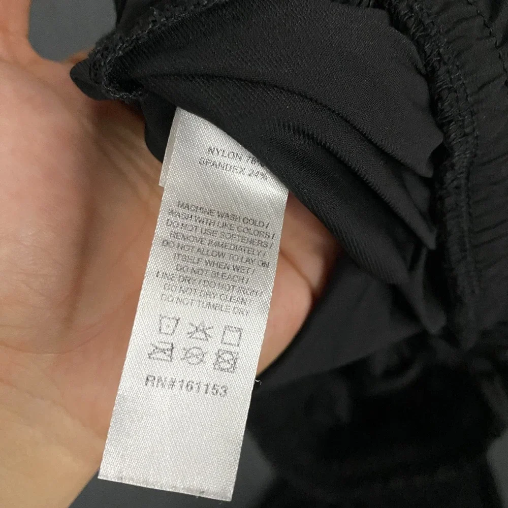 ASRV Standard Zip Jogger Mens Medium Black DSG-0656 Tetra Lite Drawstring Pants
